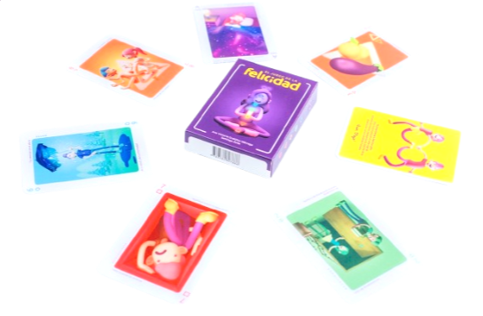 El Juego de la Felicidad - Cartas ilustradas coloridas