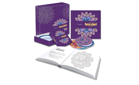 Mandalas de Felicidad - Kit completo de meditación